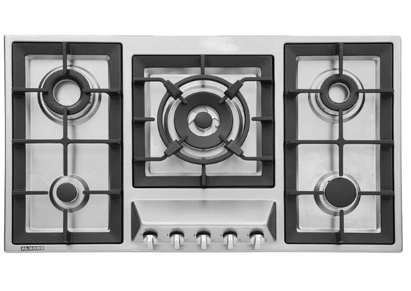 اجاق گاز صفحه ای استیل البرز مدل s-5910